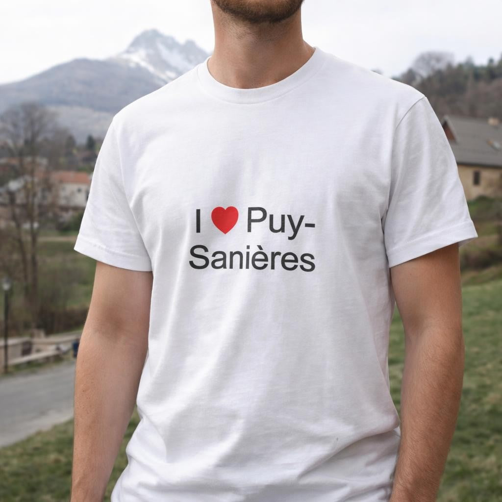 T-shirt I love puy-sanières
