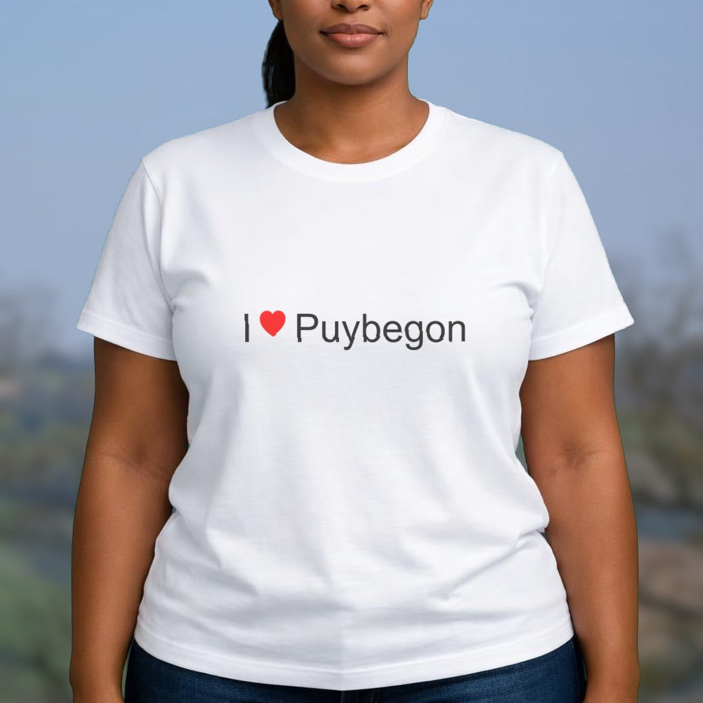 T-shirt I love puybegon