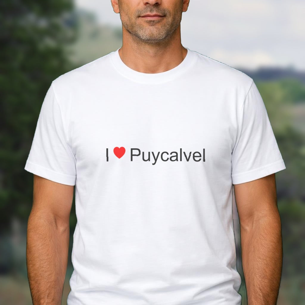 T-shirt I love puycalvel
