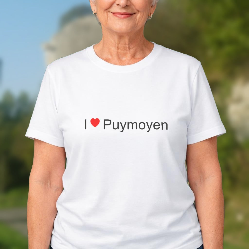 T-shirt I love puymoyen