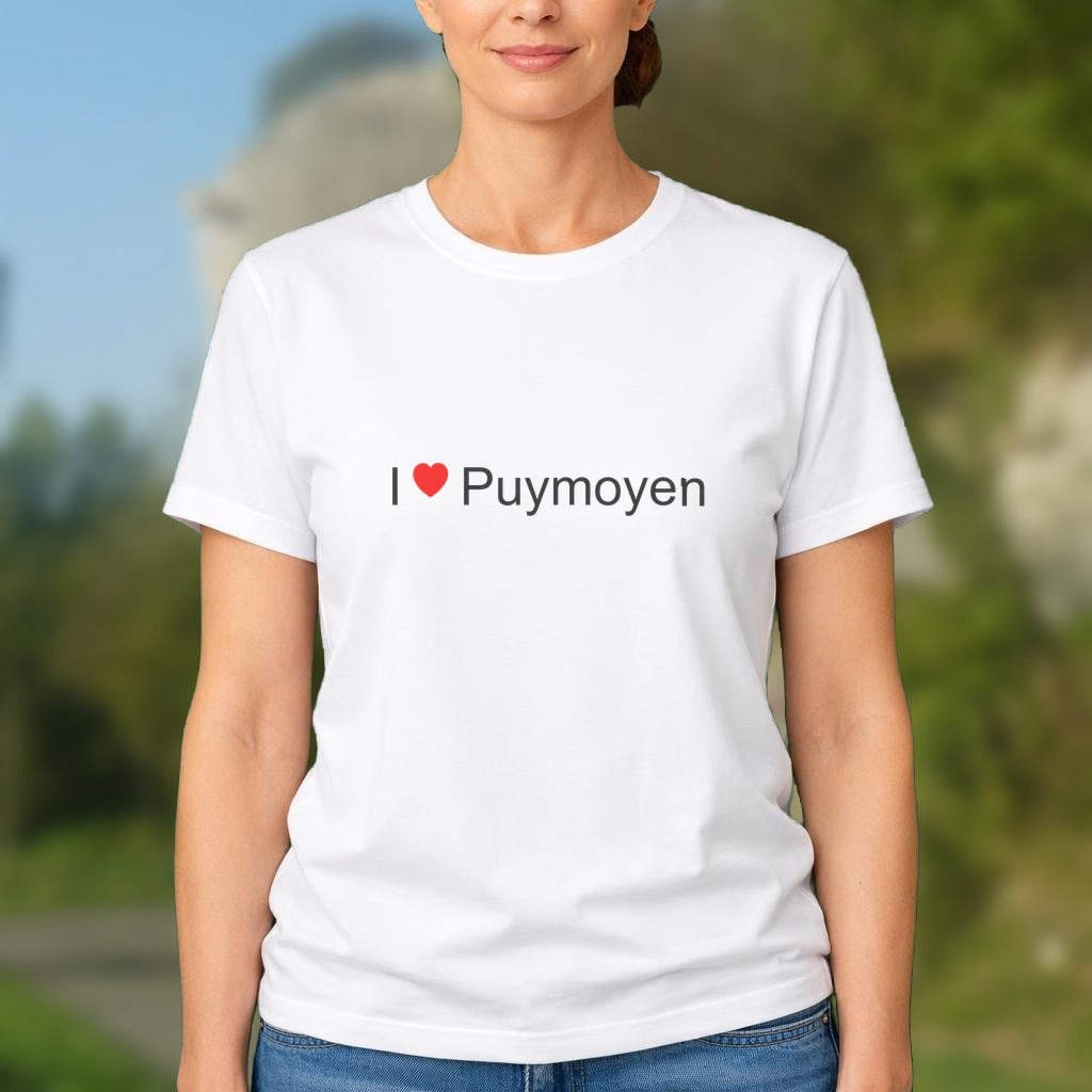 T-shirt I love puymoyen
