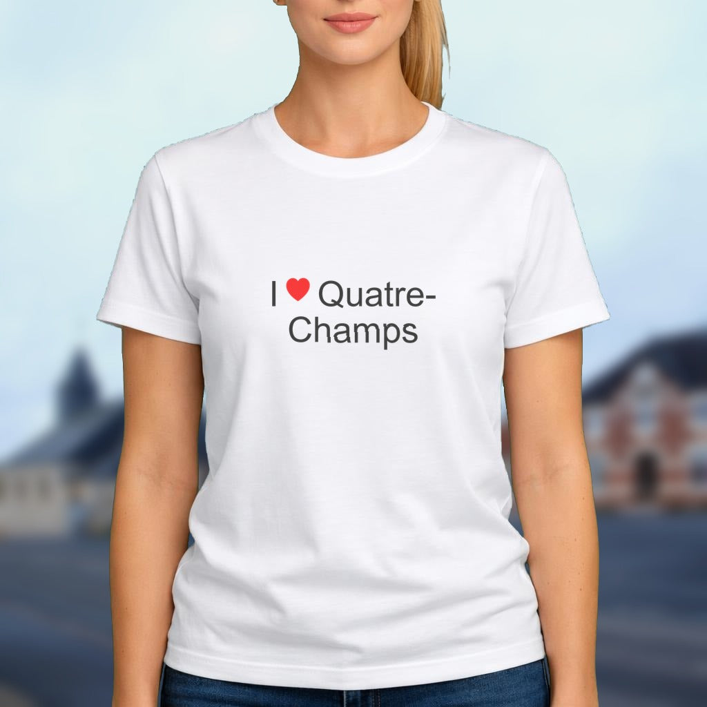 T-shirt I love quatre-champs
