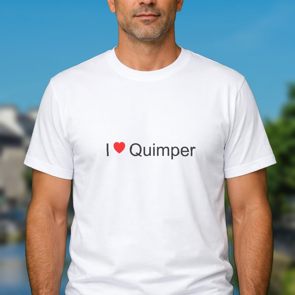 T-shirt I love quimper