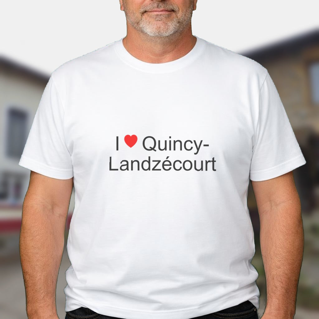 T-shirt I love quincy-landzécourt