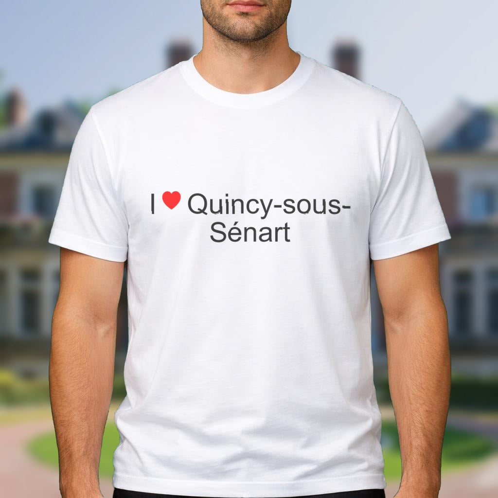 T-shirt I love quincy-sous-sénart