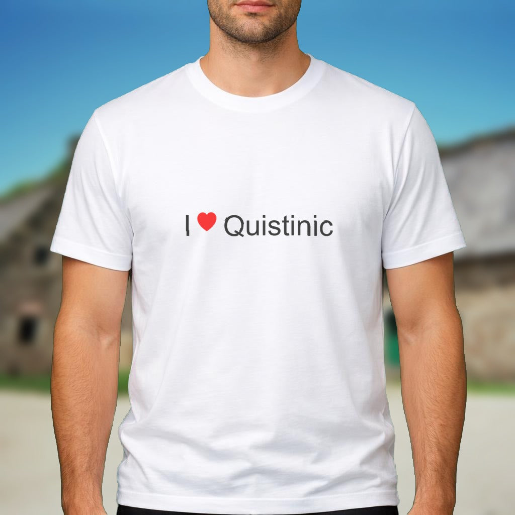 T-shirt I love quistinic