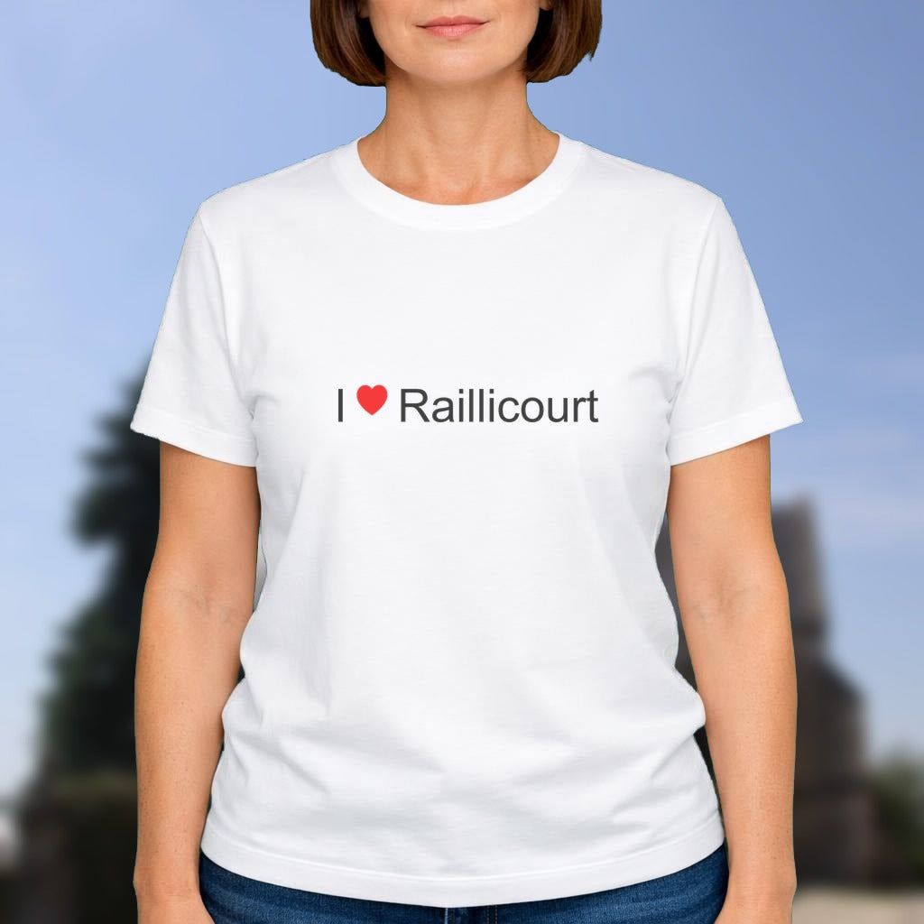 T-shirt I love raillicourt