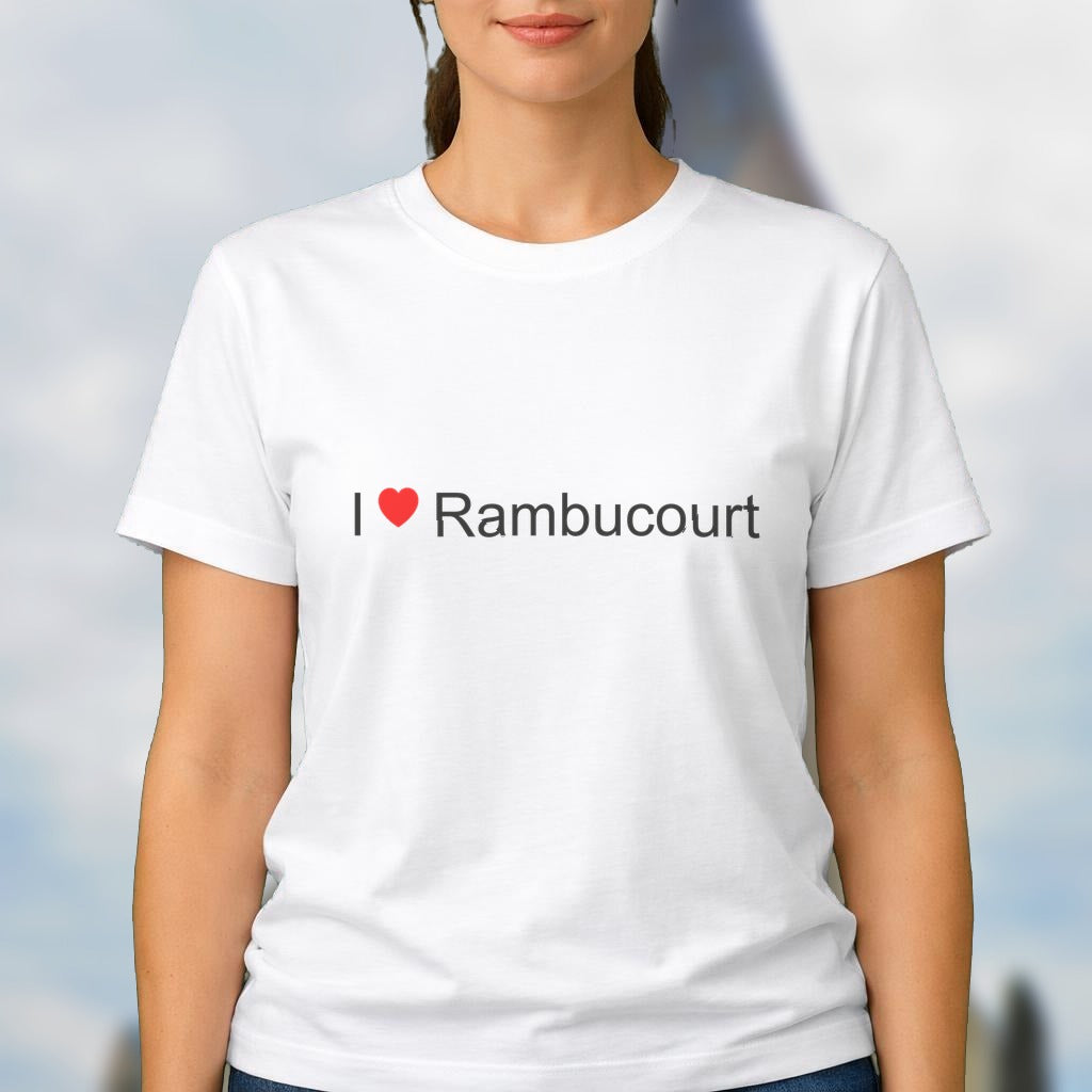 T-shirt I love rambucourt