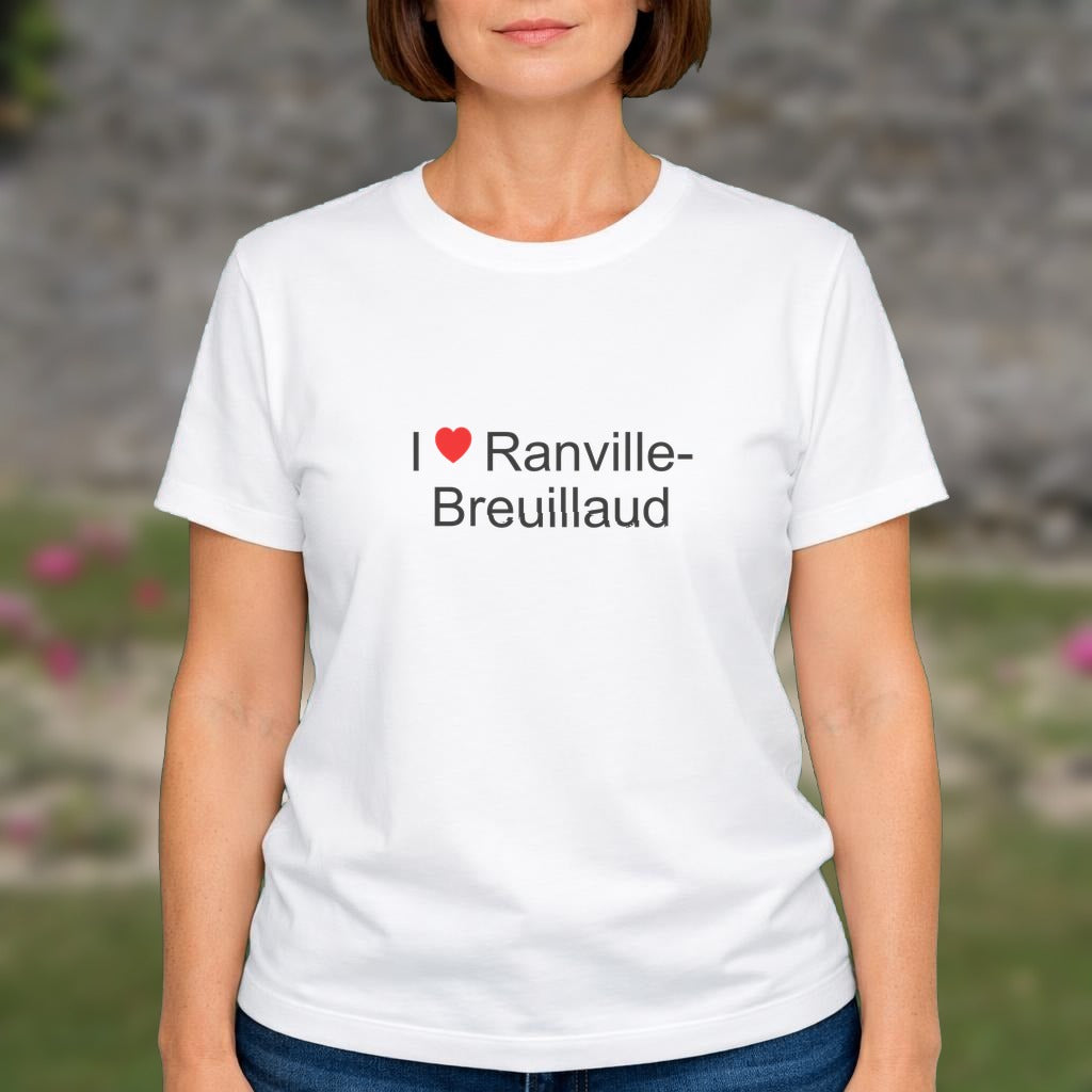 T-shirt I love ranville-breuillaud