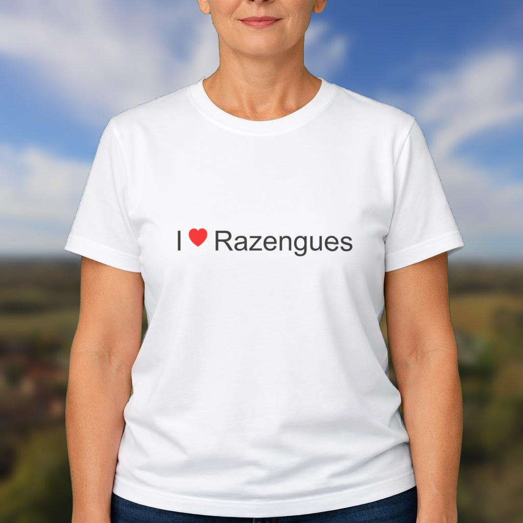 T-shirt I love razengues