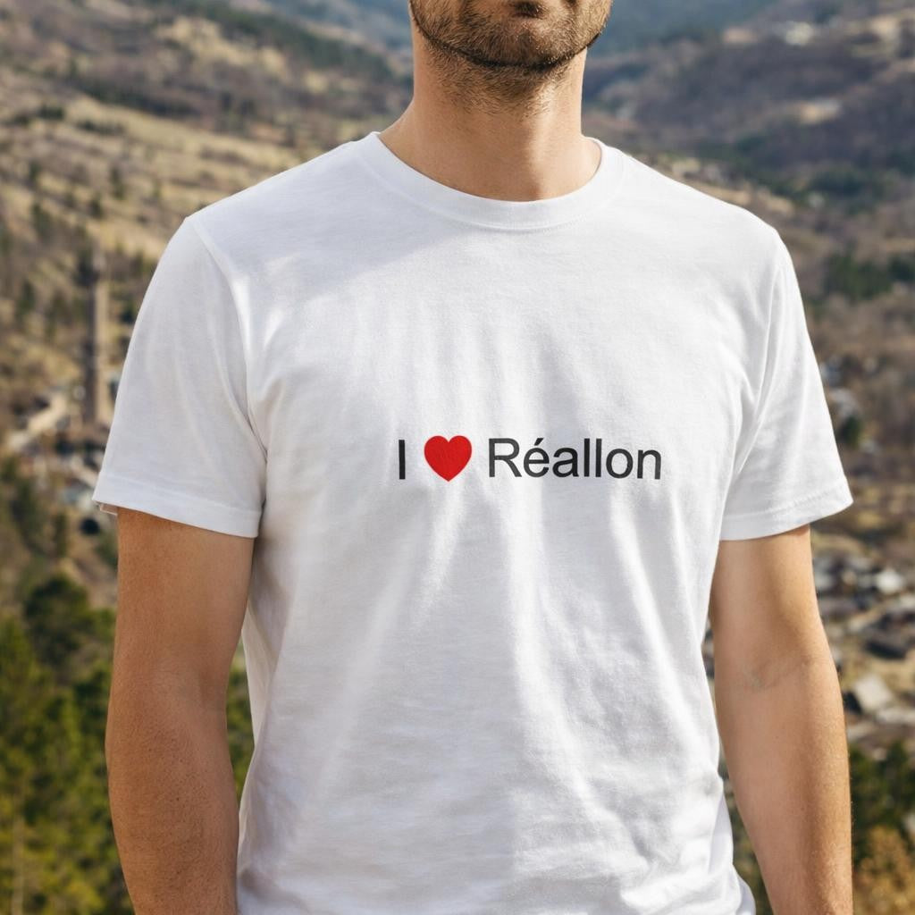 T-shirt I love réallon