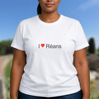 T-shirt I love réans