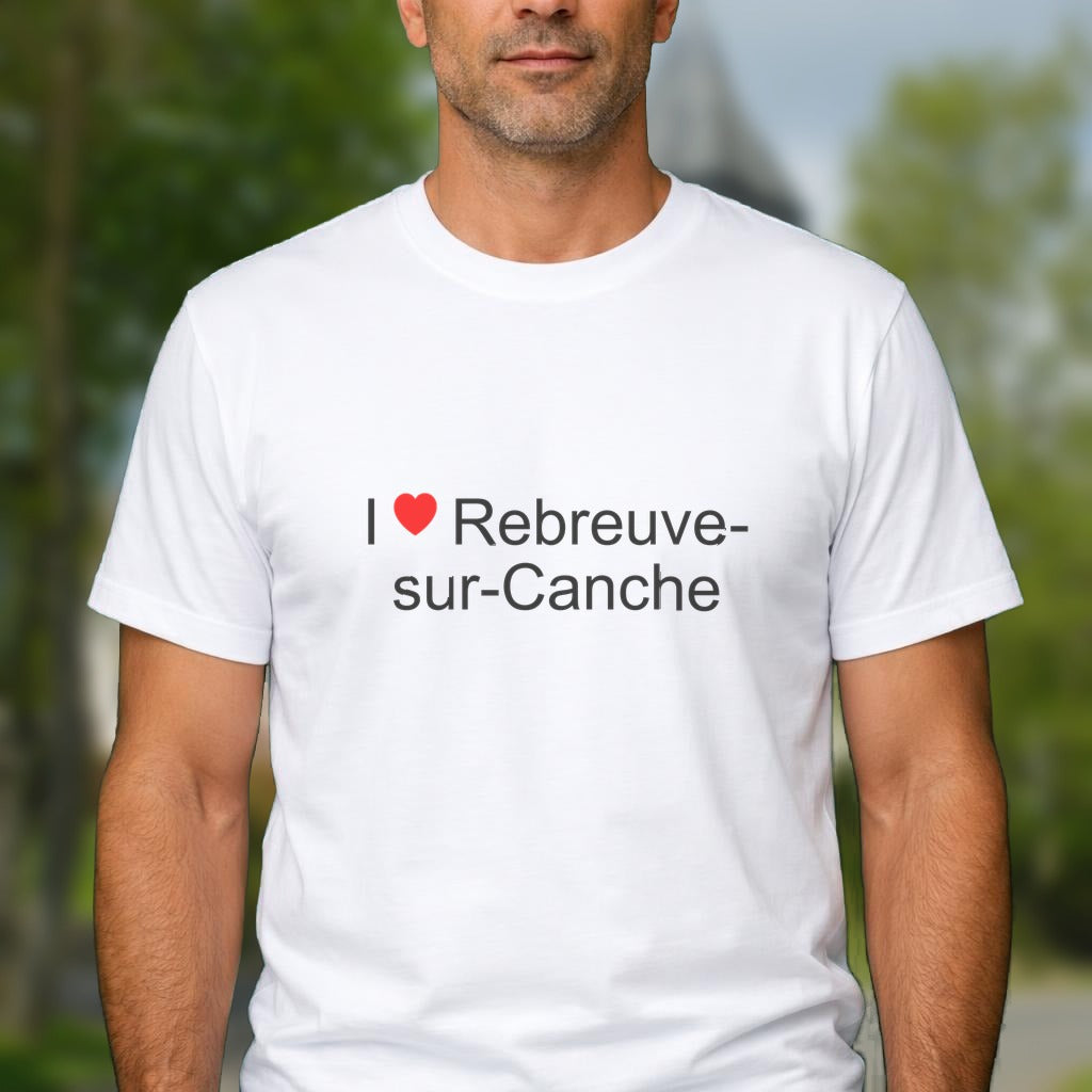 T-shirt I love rebreuve-sur-canche
