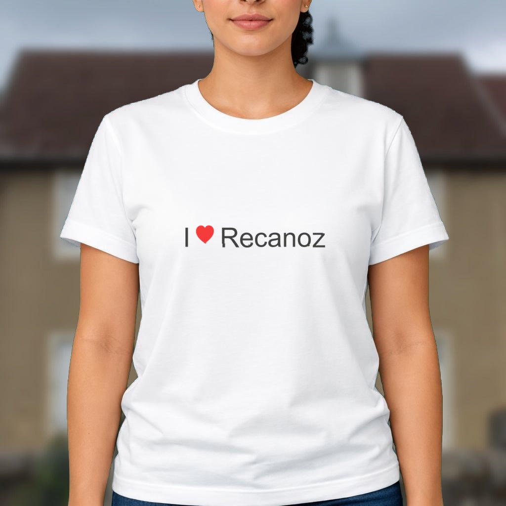 T-shirt I love recanoz