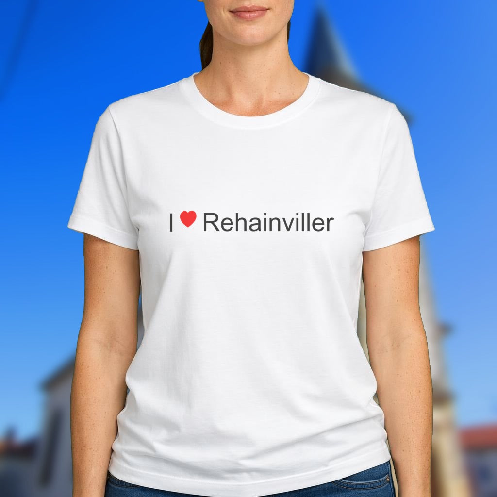T-shirt I love rehainviller