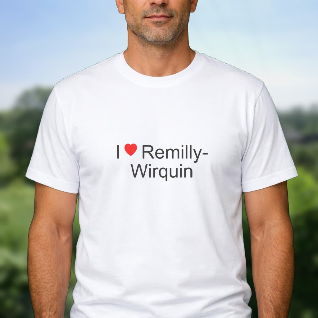 T-shirt I love remilly-wirquin