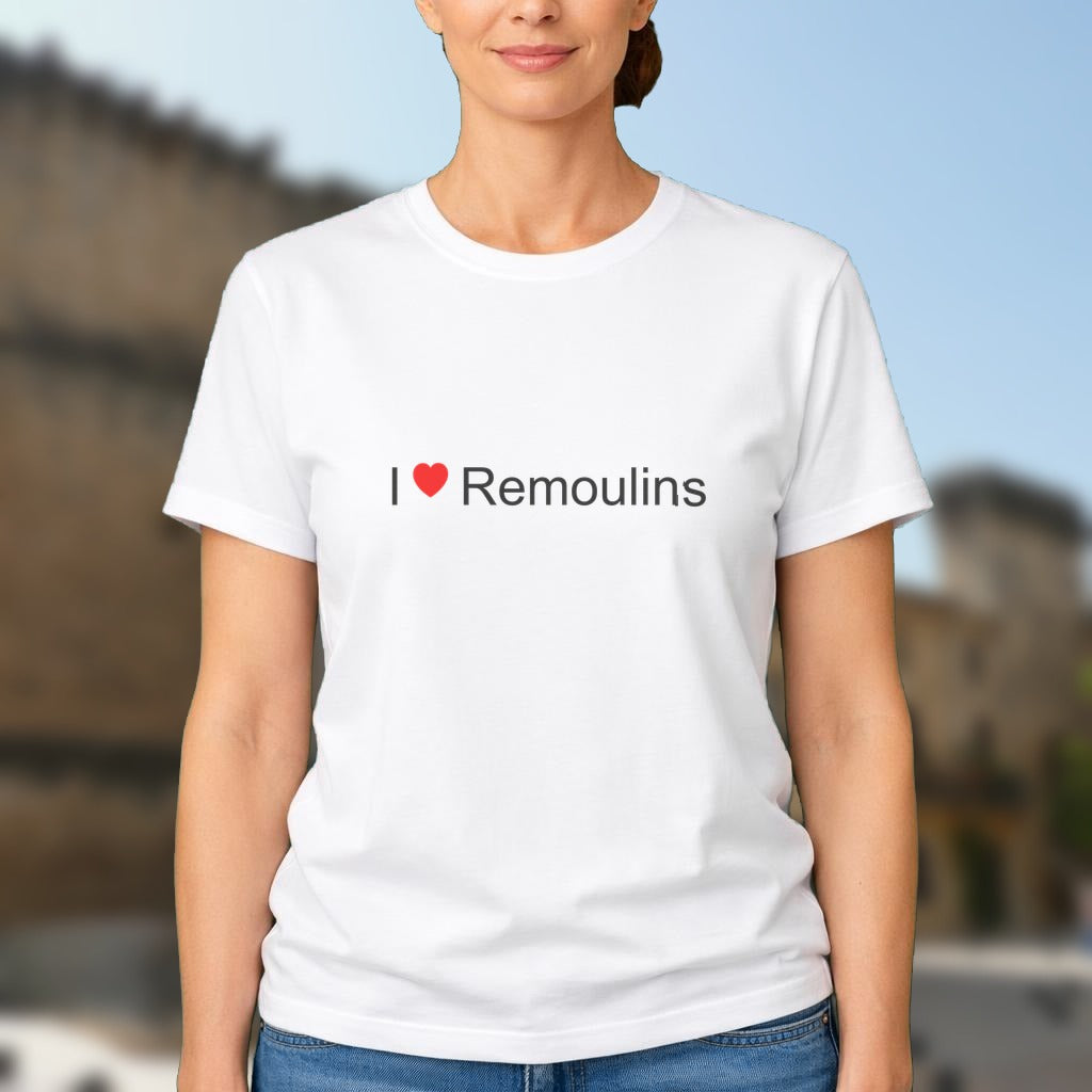 T-shirt I love remoulins