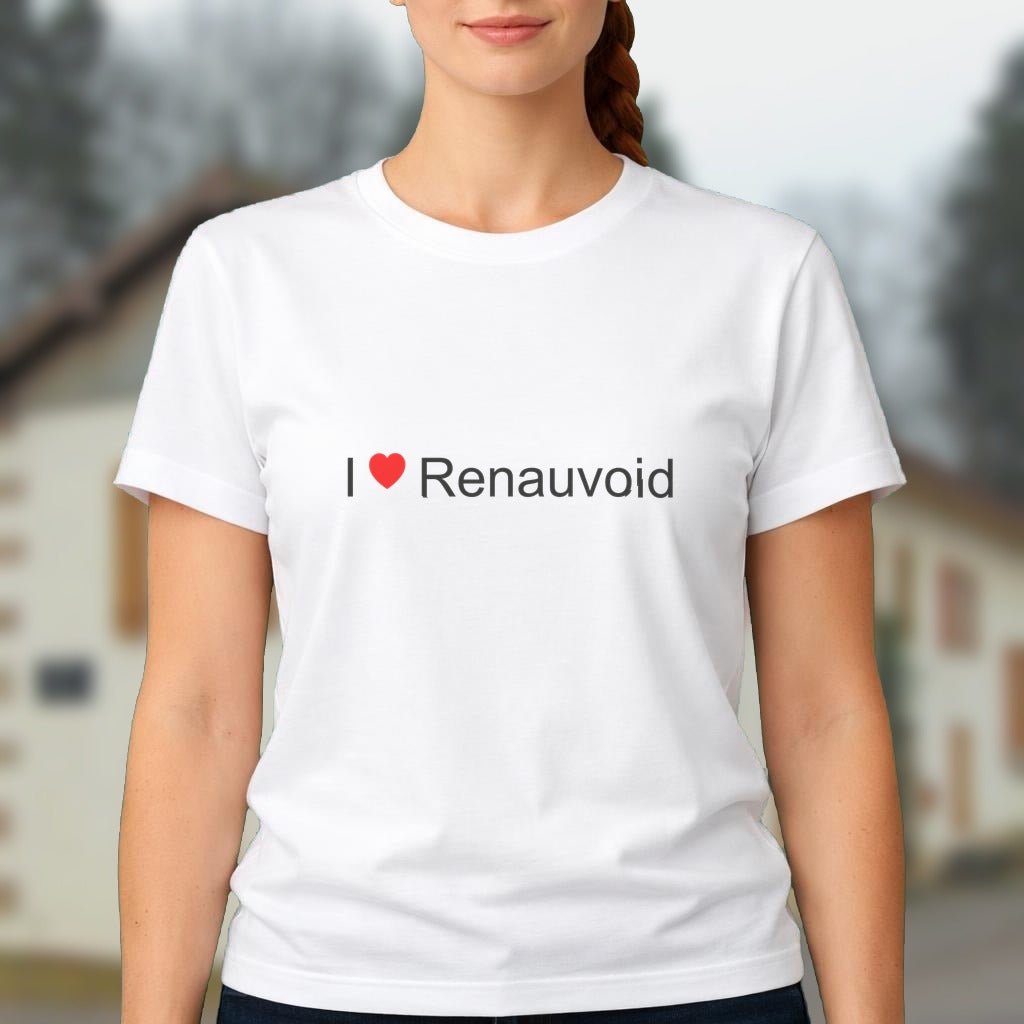 T-shirt I love renauvoid