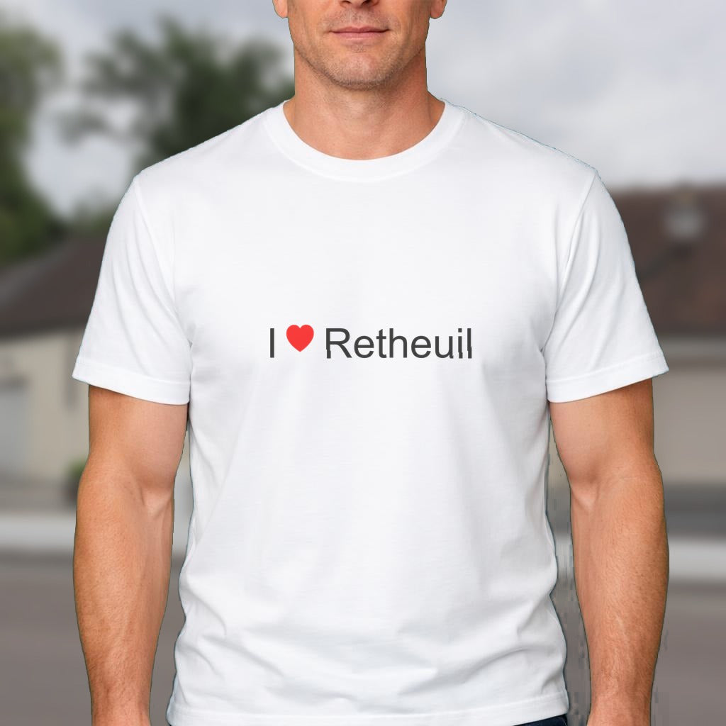 T-shirt I love retheuil