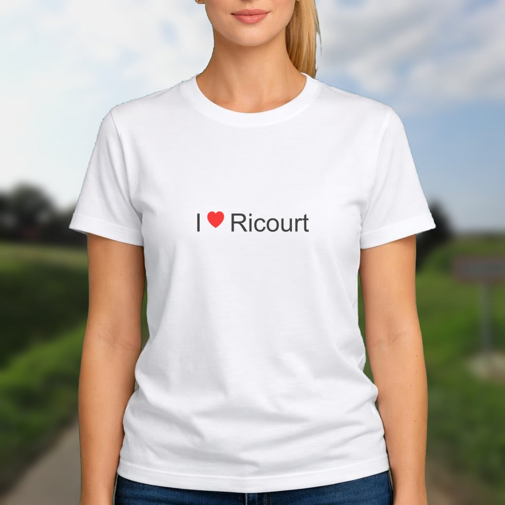 T-shirt I love ricourt