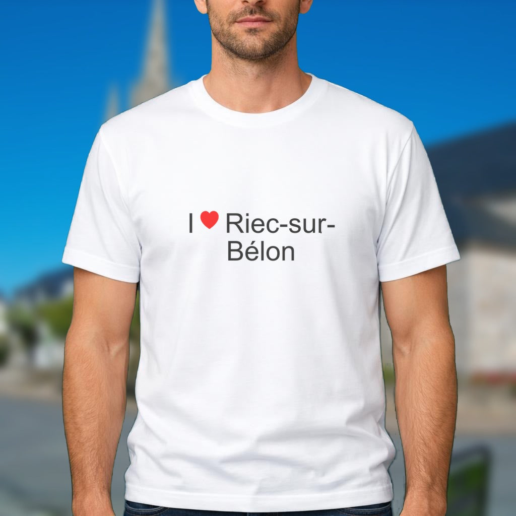 T-shirt I love riec-sur-bélon
