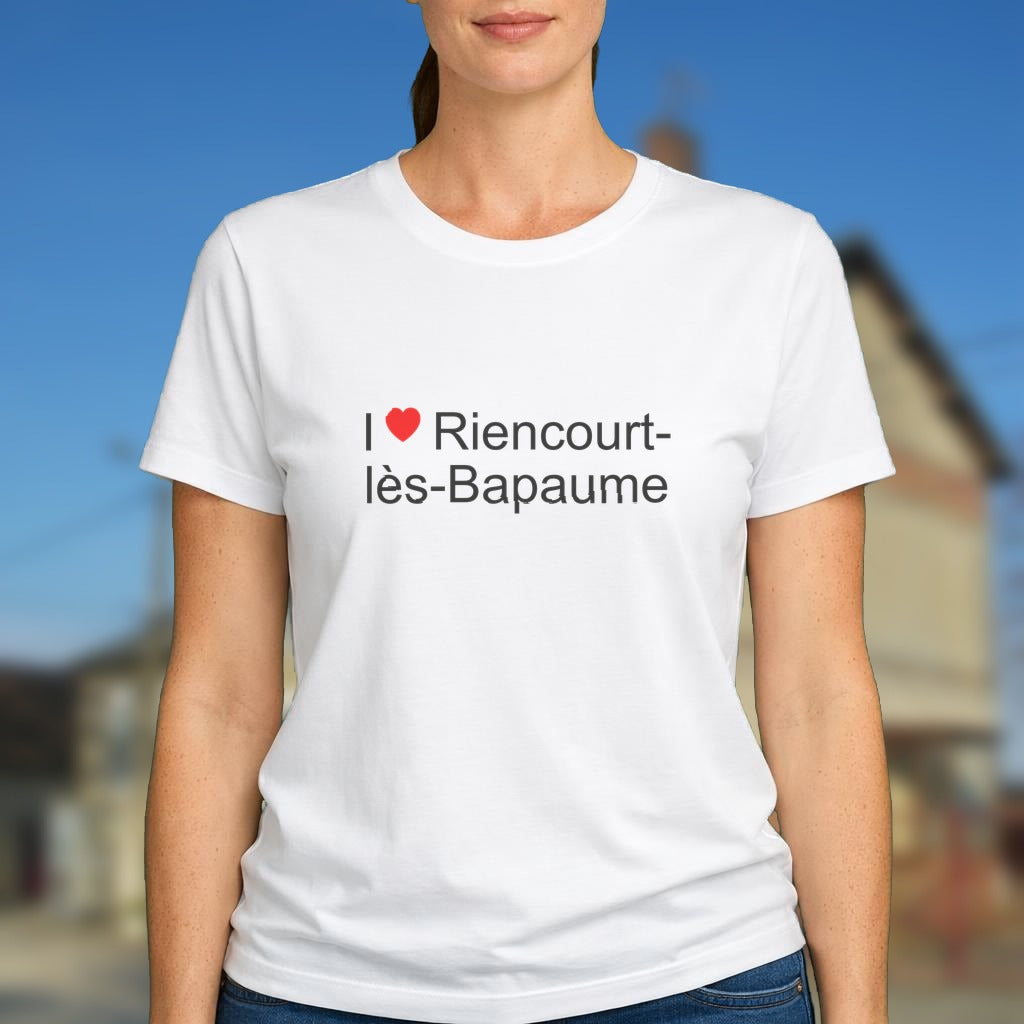 T-shirt I love riencourt-lès-bapaume