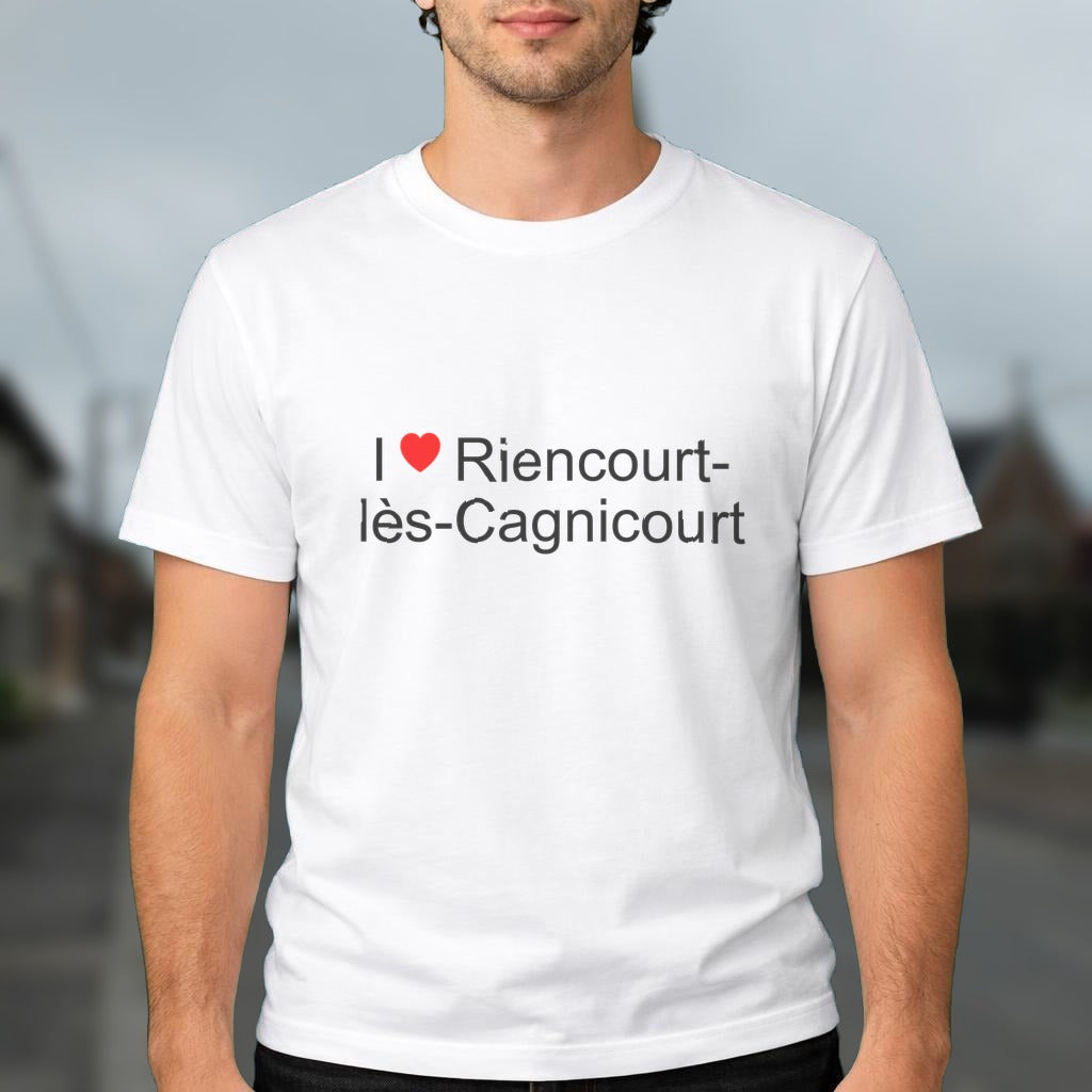 T-shirt I love riencourt-lès-cagnicourt