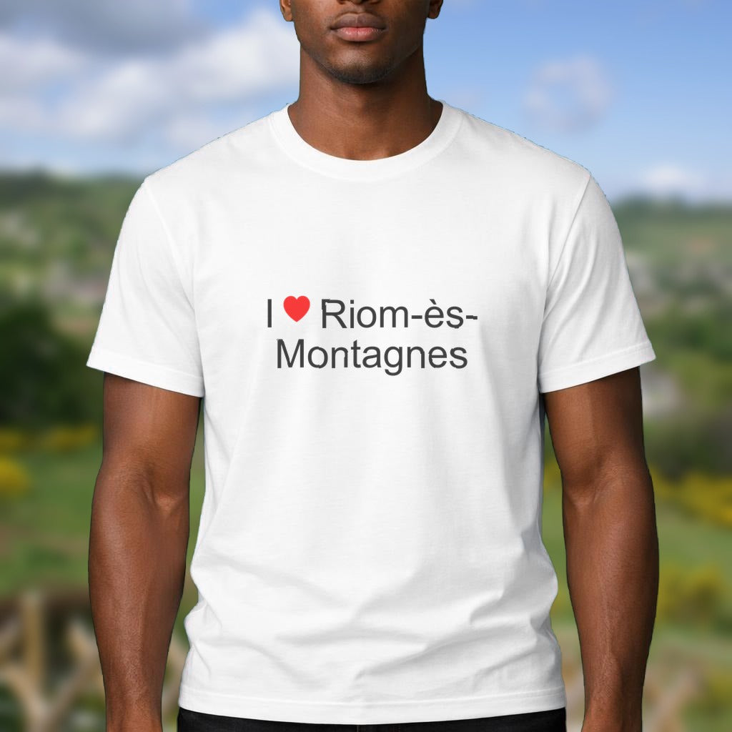 T-shirt I love riom-ès-montagnes