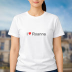 T-shirt I love roanne