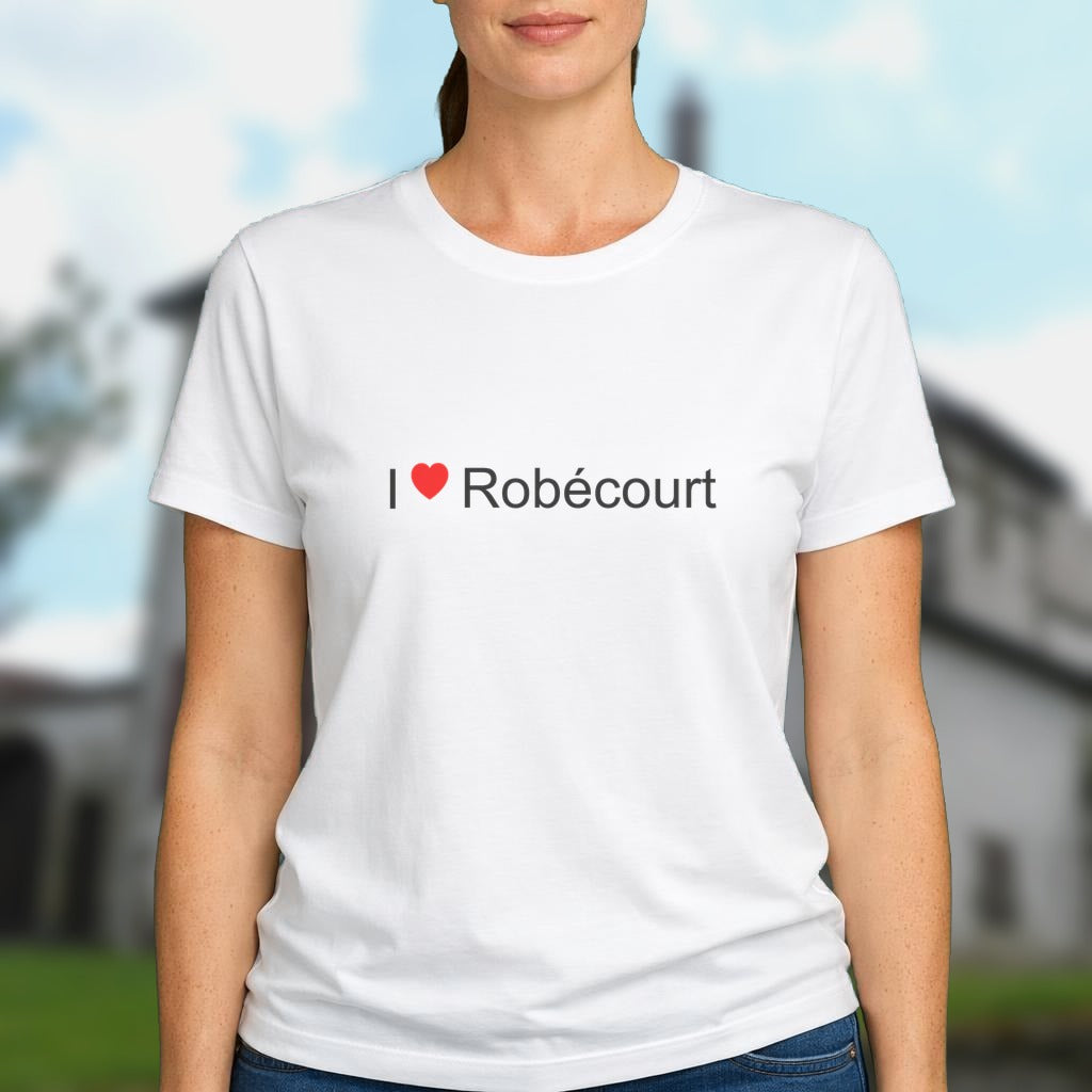 T-shirt I love robécourt