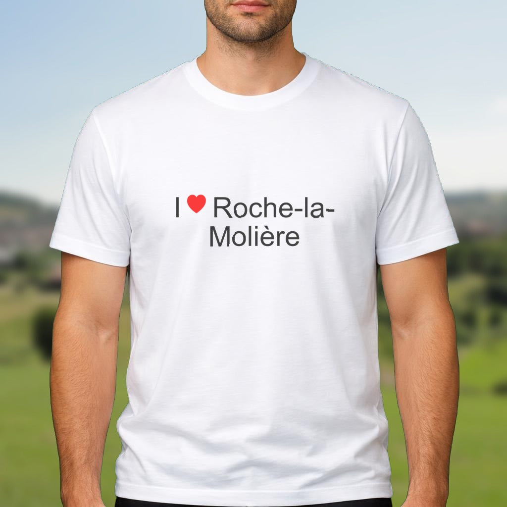 T-shirt I love roche-la-molière
