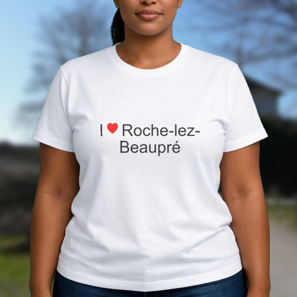 T-shirt I love roche-lez-beaupré