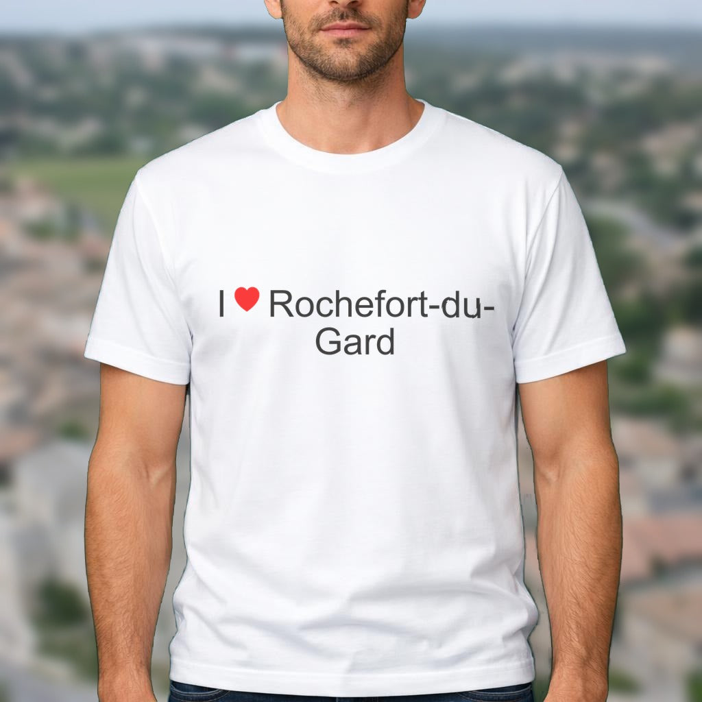 T-shirt I love rochefort-du-gard