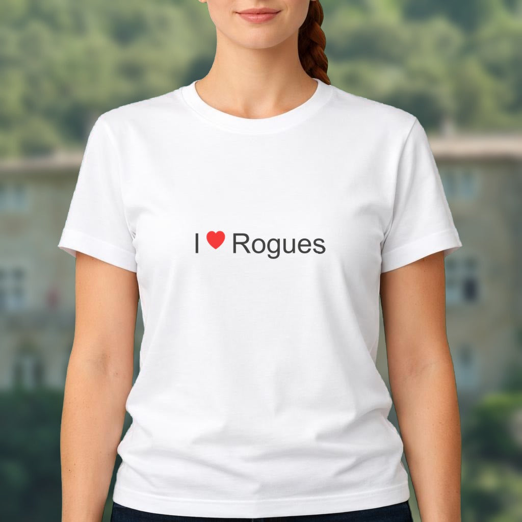 T-shirt I love rogues