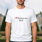 T-shirt I love roissy-en-brie