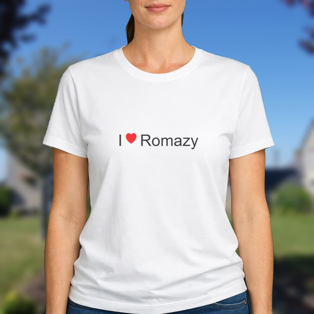 T-shirt I love romazy