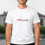 T-shirt I love romillé