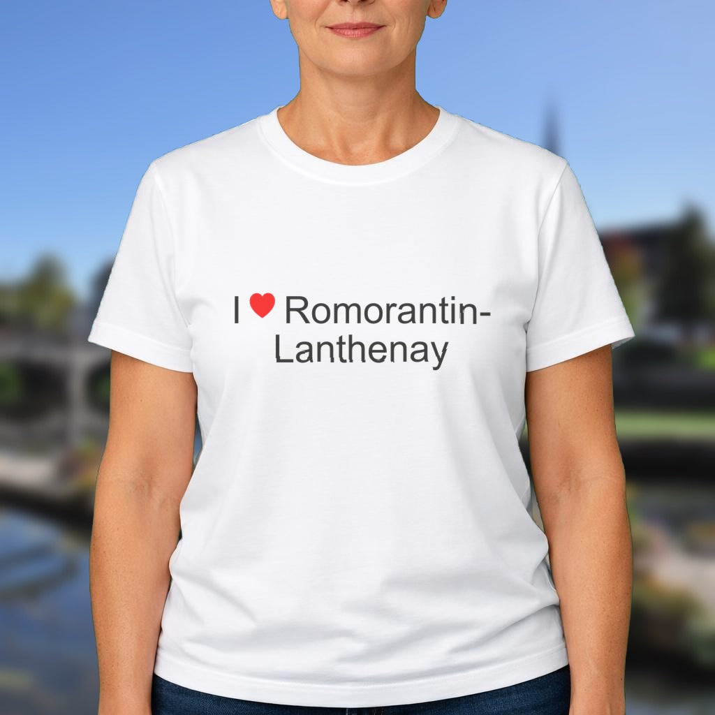 T-shirt I love romorantin-lanthenay