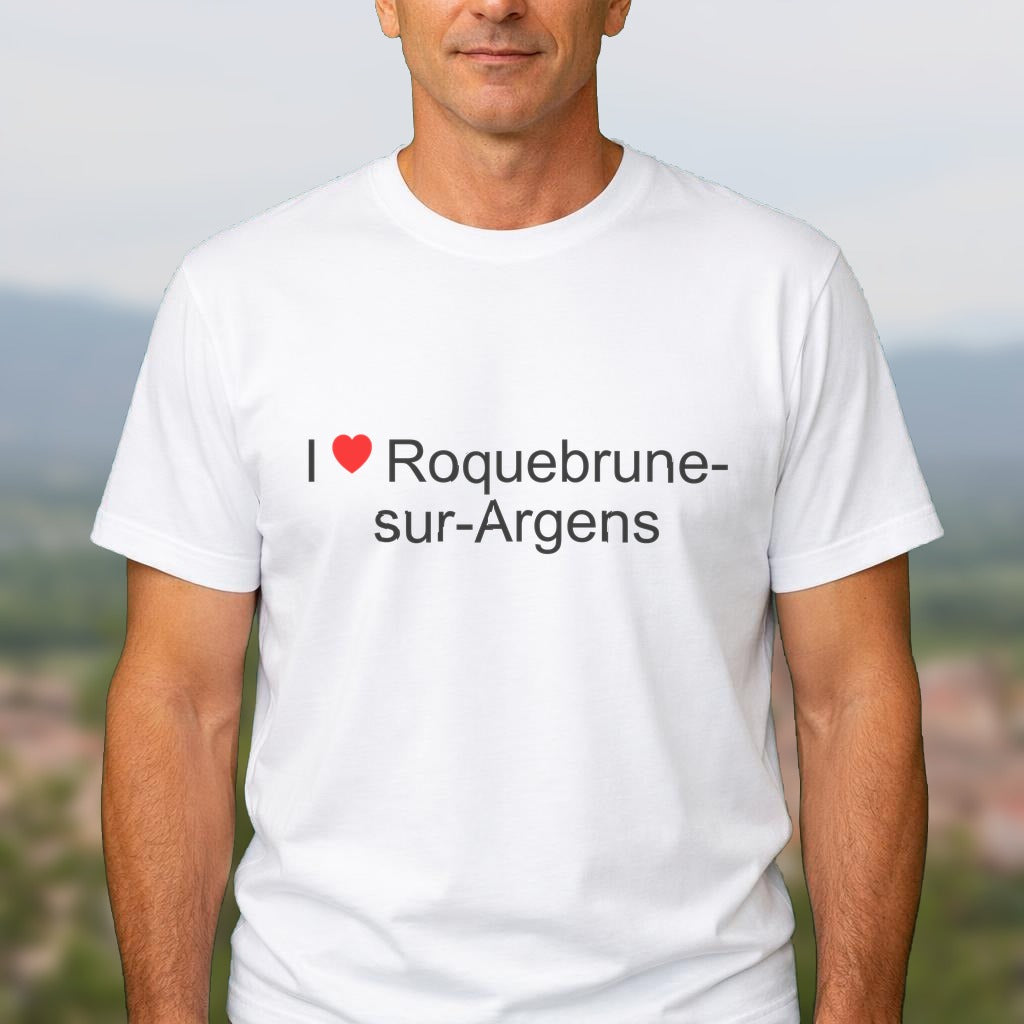 T-shirt I love roquebrune-sur-argens