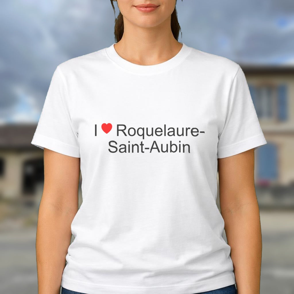 T-shirt I love roquelaure-saint-aubin