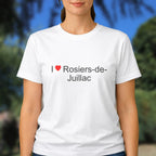 T-shirt I love rosiers-de-juillac