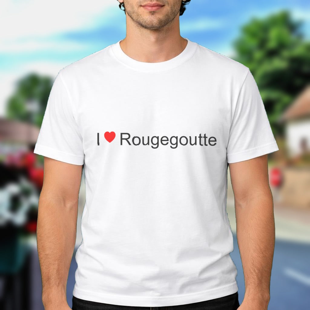 T-shirt I love rougegoutte