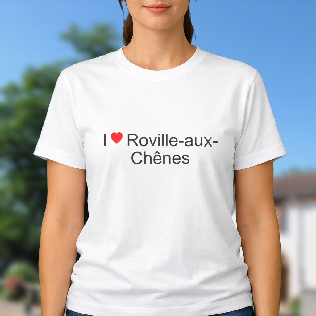T-shirt I love roville-aux-chênes