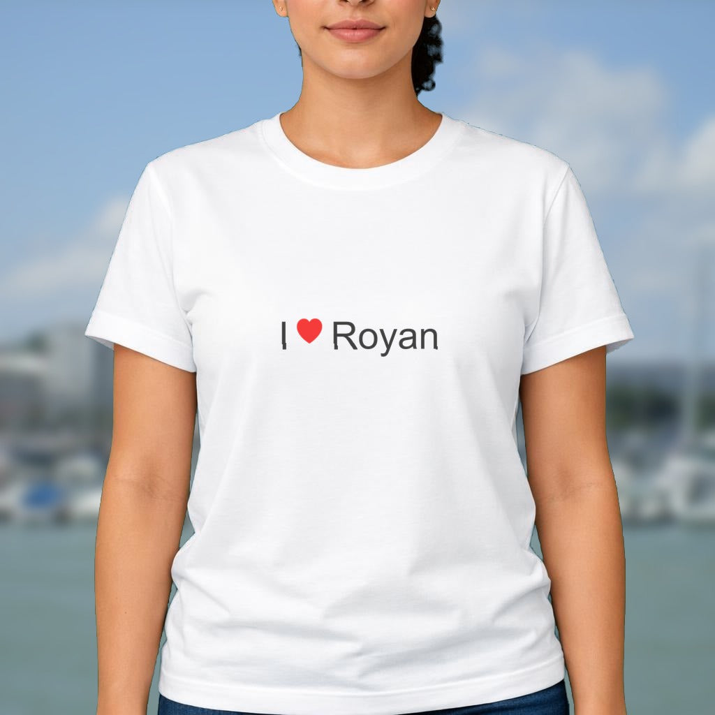 T-shirt I love royan