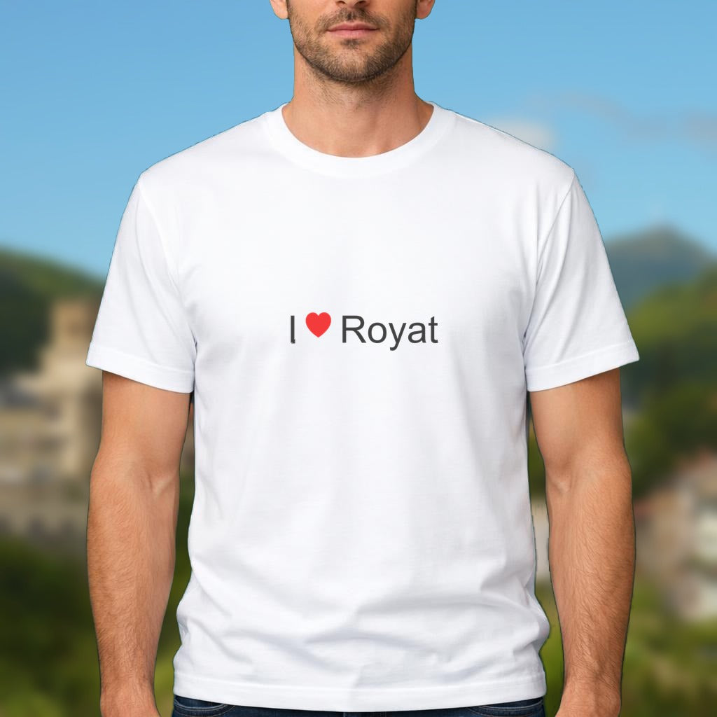T-shirt I love royat