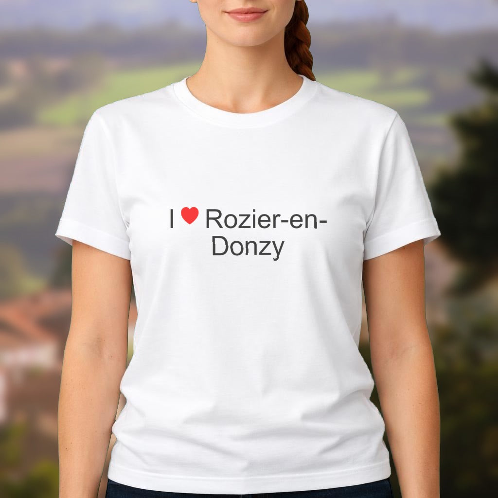 T-shirt I love rozier-en-donzy