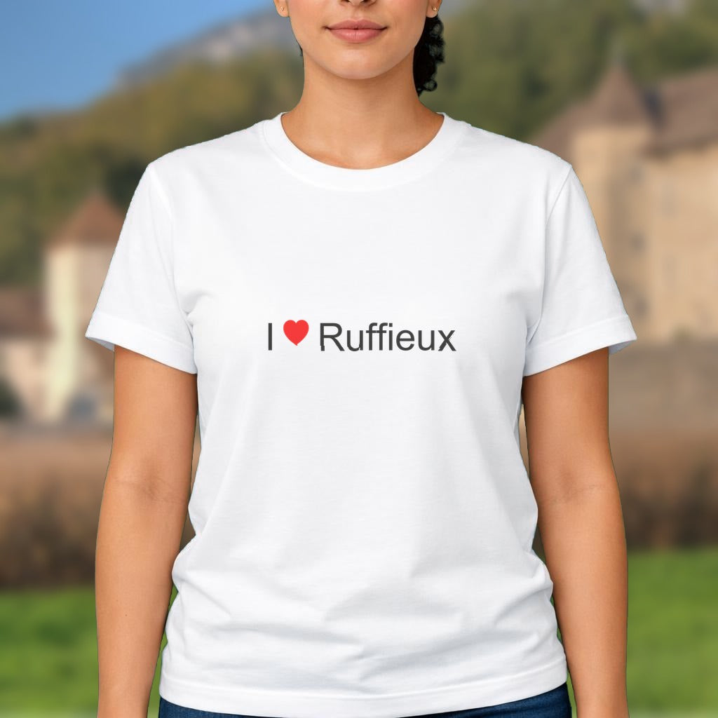 T-shirt I love ruffieux