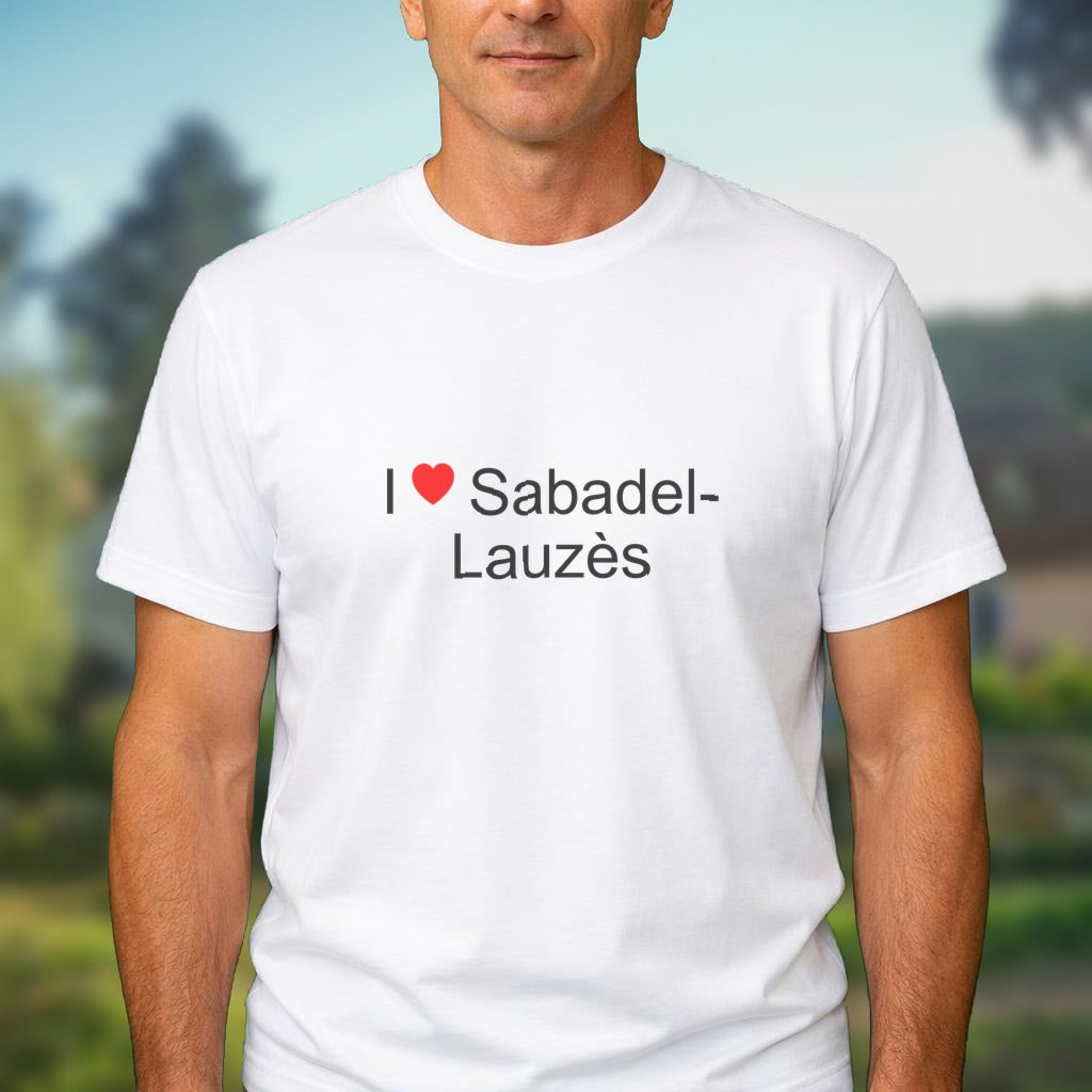 T-shirt I love sabadel-lauzès