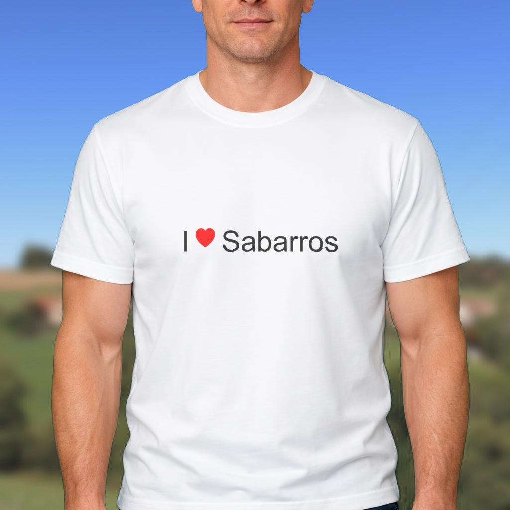 T-shirt I love sabarros