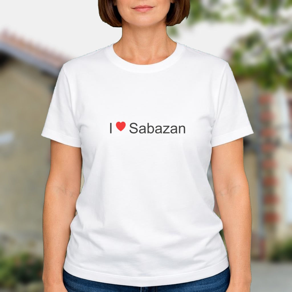 T-shirt I love sabazan